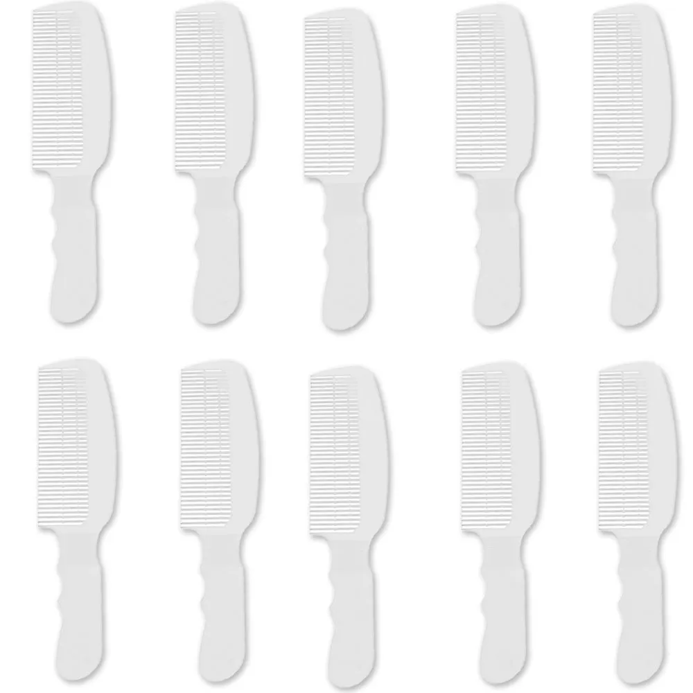 10 Units Wahl Flat Top Comb White #3329-100