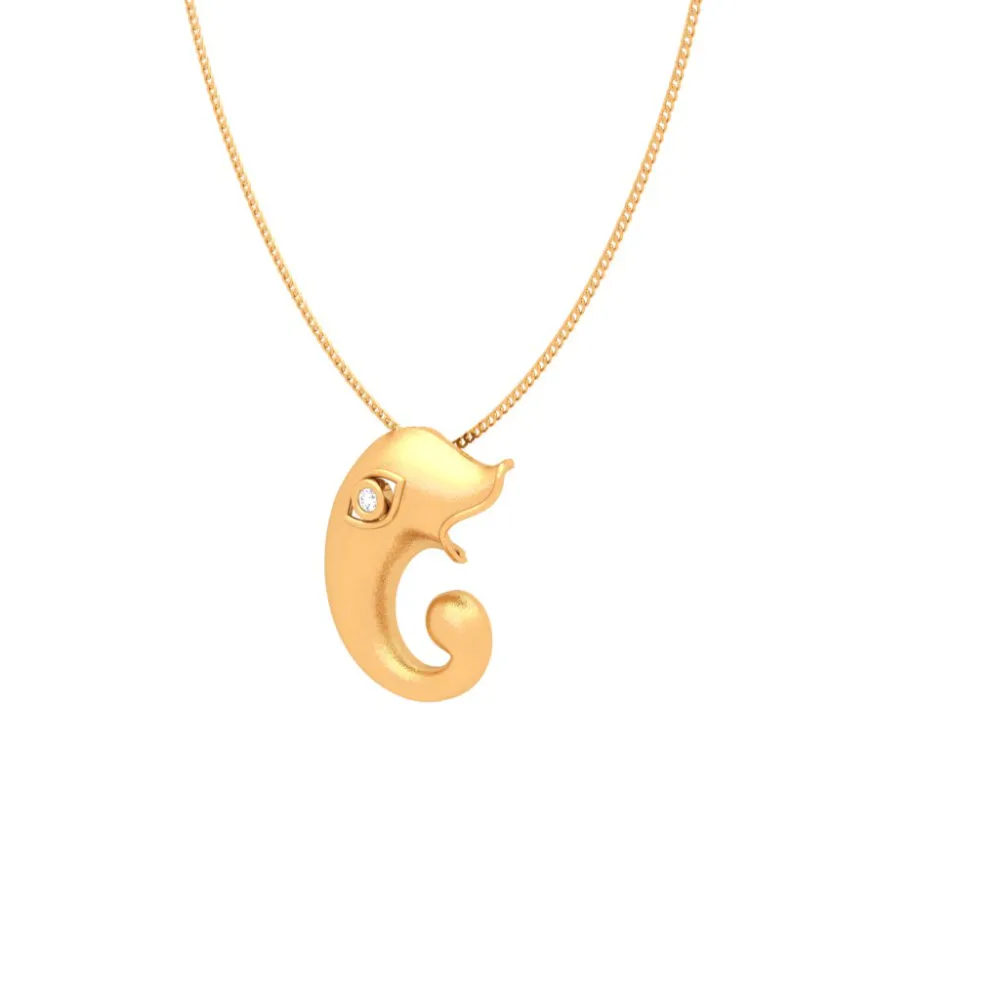 14k Gold Pendant From Amazea Collection