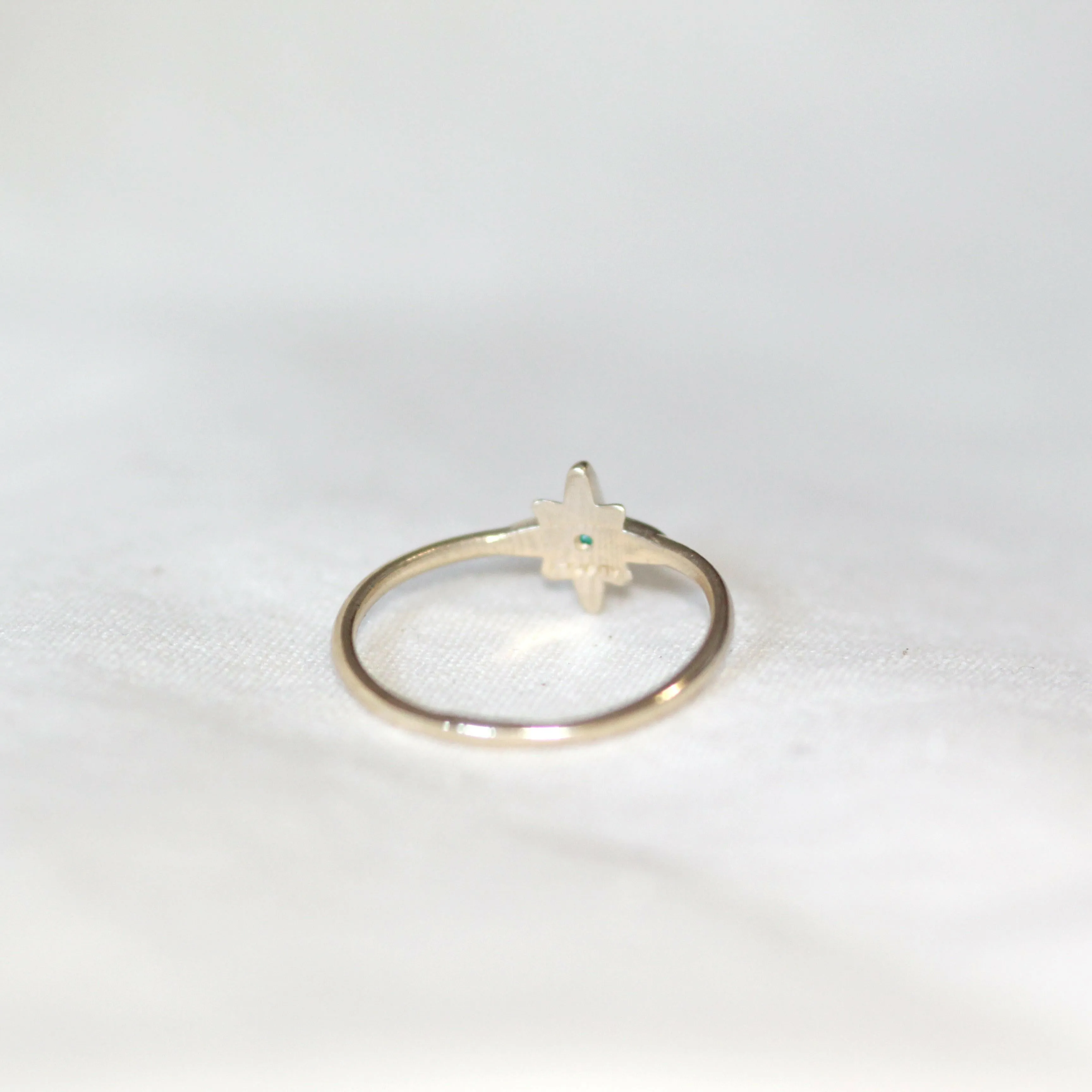 14k North Star Birthstone Ring by VicStoneNYC Fine Jewelry