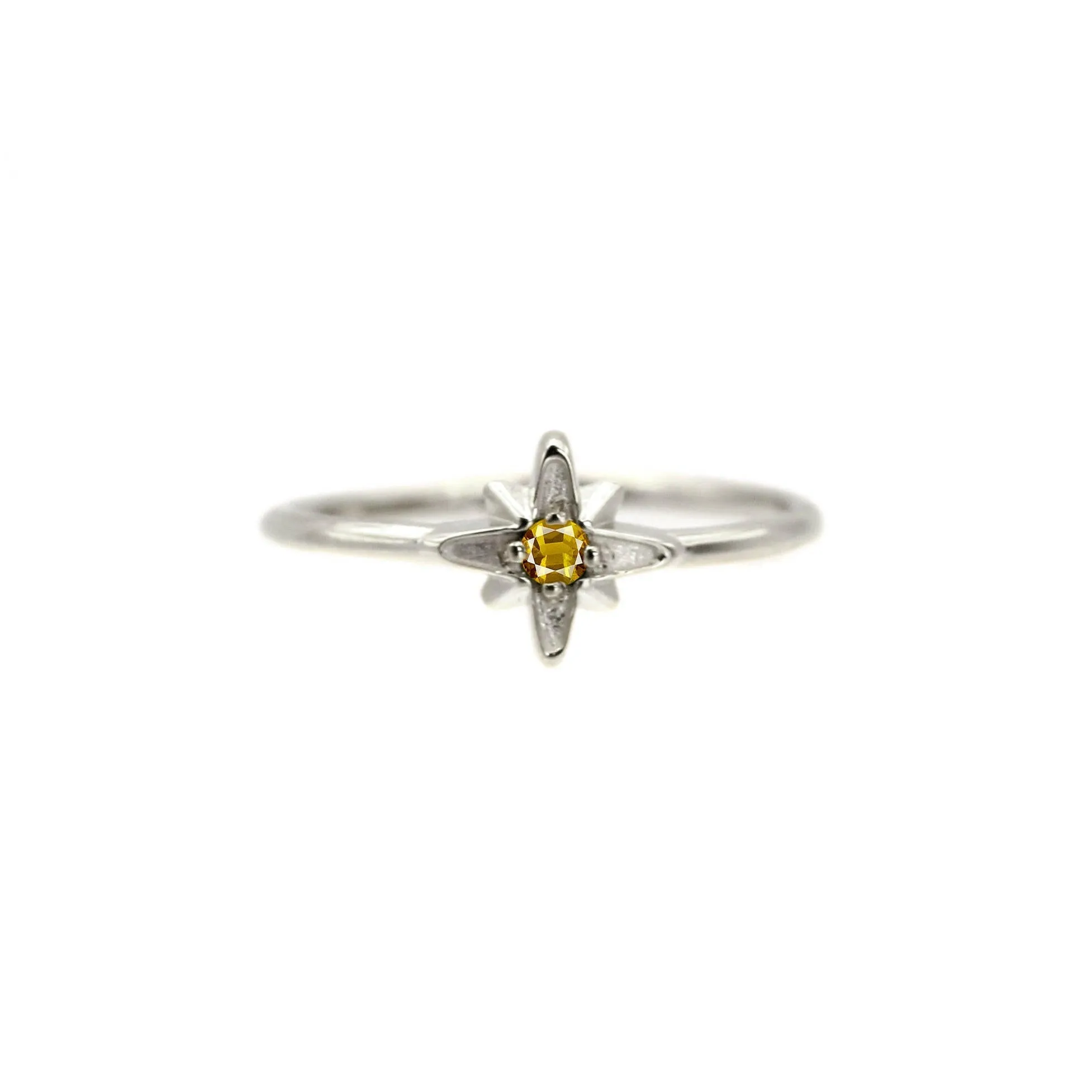 14k North Star Birthstone Ring by VicStoneNYC Fine Jewelry