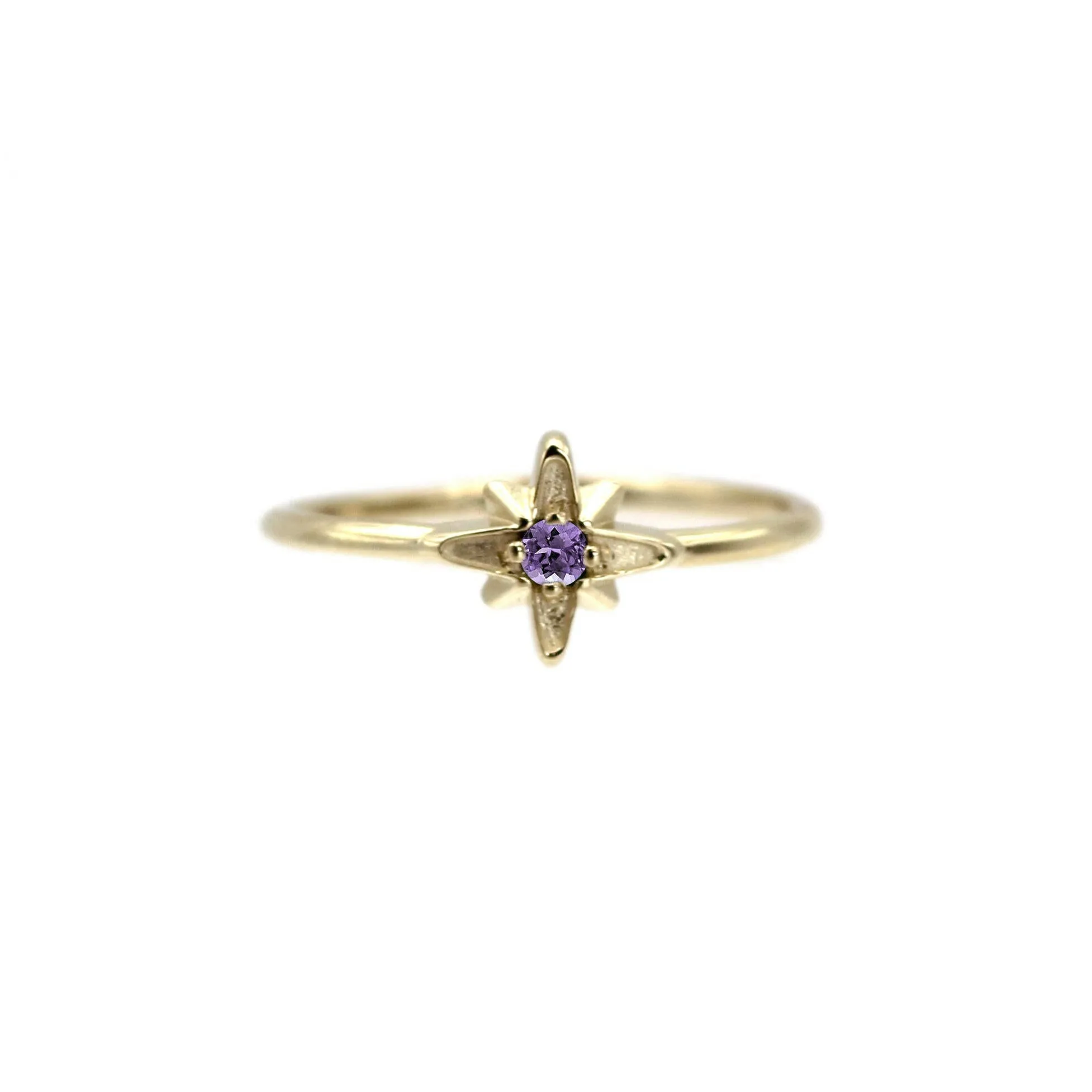 14k North Star Birthstone Ring by VicStoneNYC Fine Jewelry