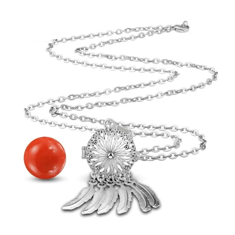 18 mm Harmony bola ball pendant Dreamcatcher Necklace