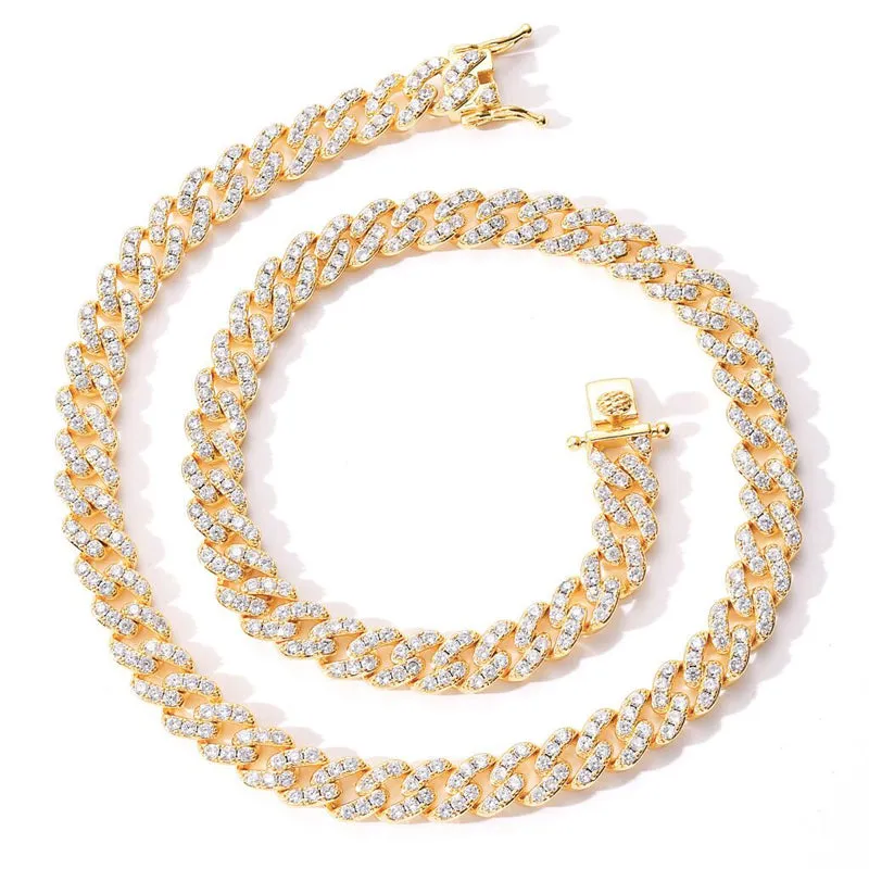 18K Gold-Filled Zirconia Pave Necklace