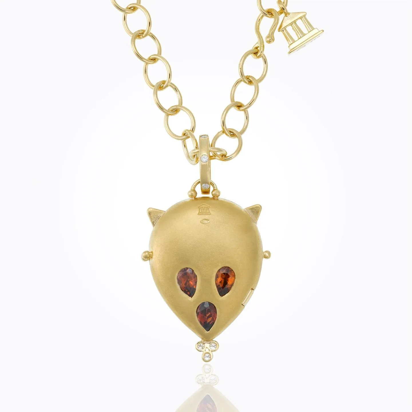 18K Owl Locket