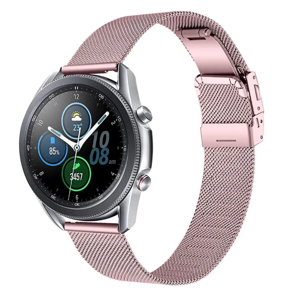 22mm Samsung Galaxy Watch (46mm) / Gear S3 stainless steel watch strap - Rose Pink