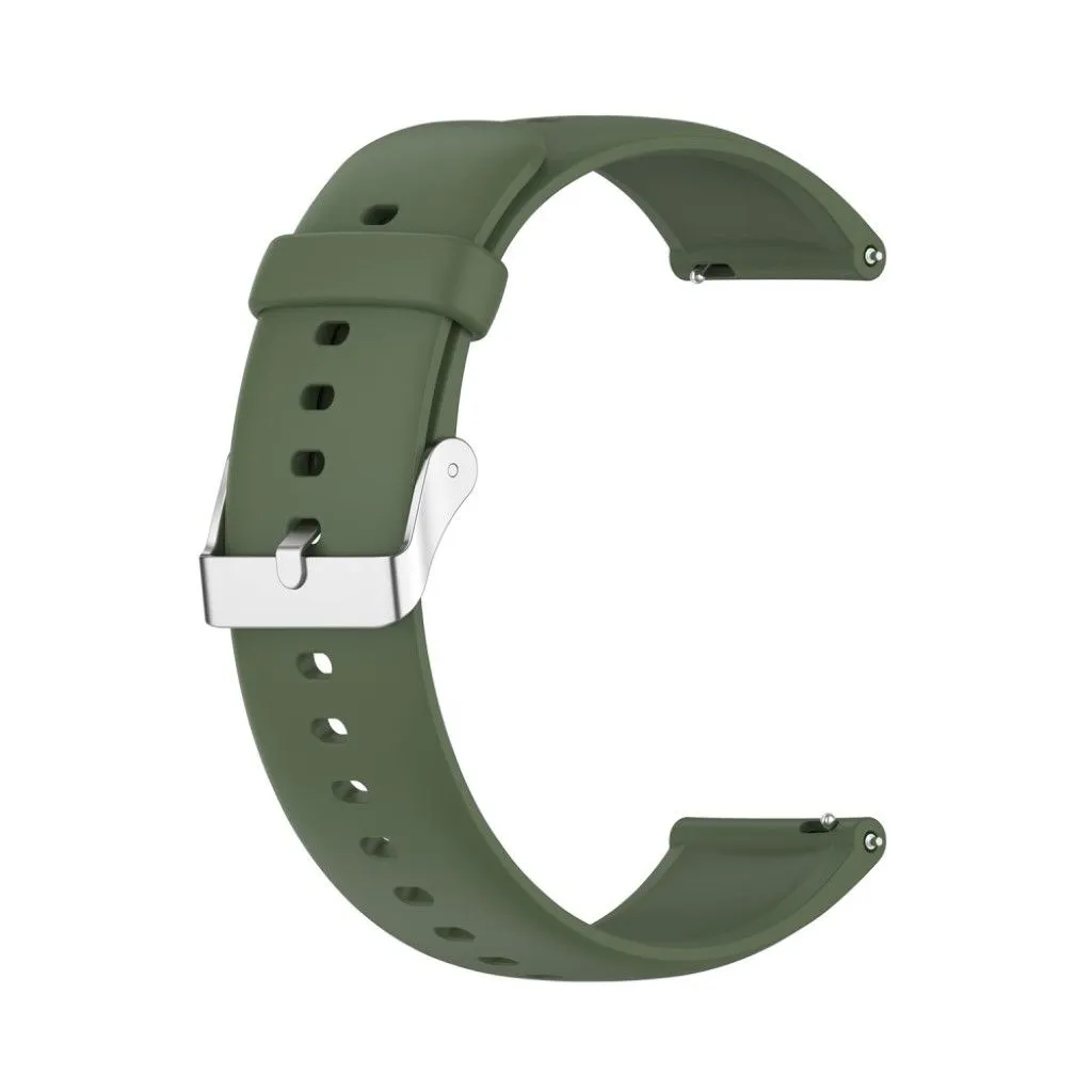 22mm sporty silicone watch strap for Huawei watch - Dark Green