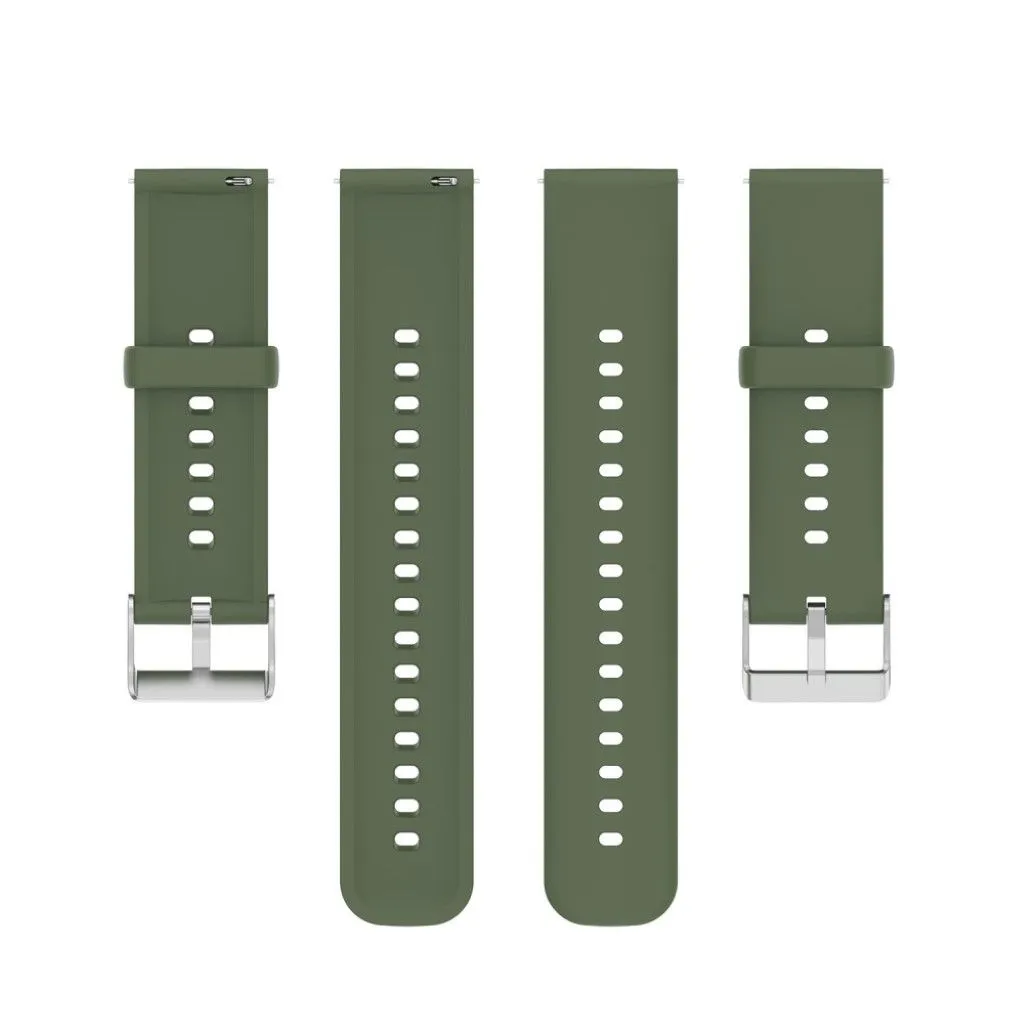 22mm sporty silicone watch strap for Huawei watch - Dark Green