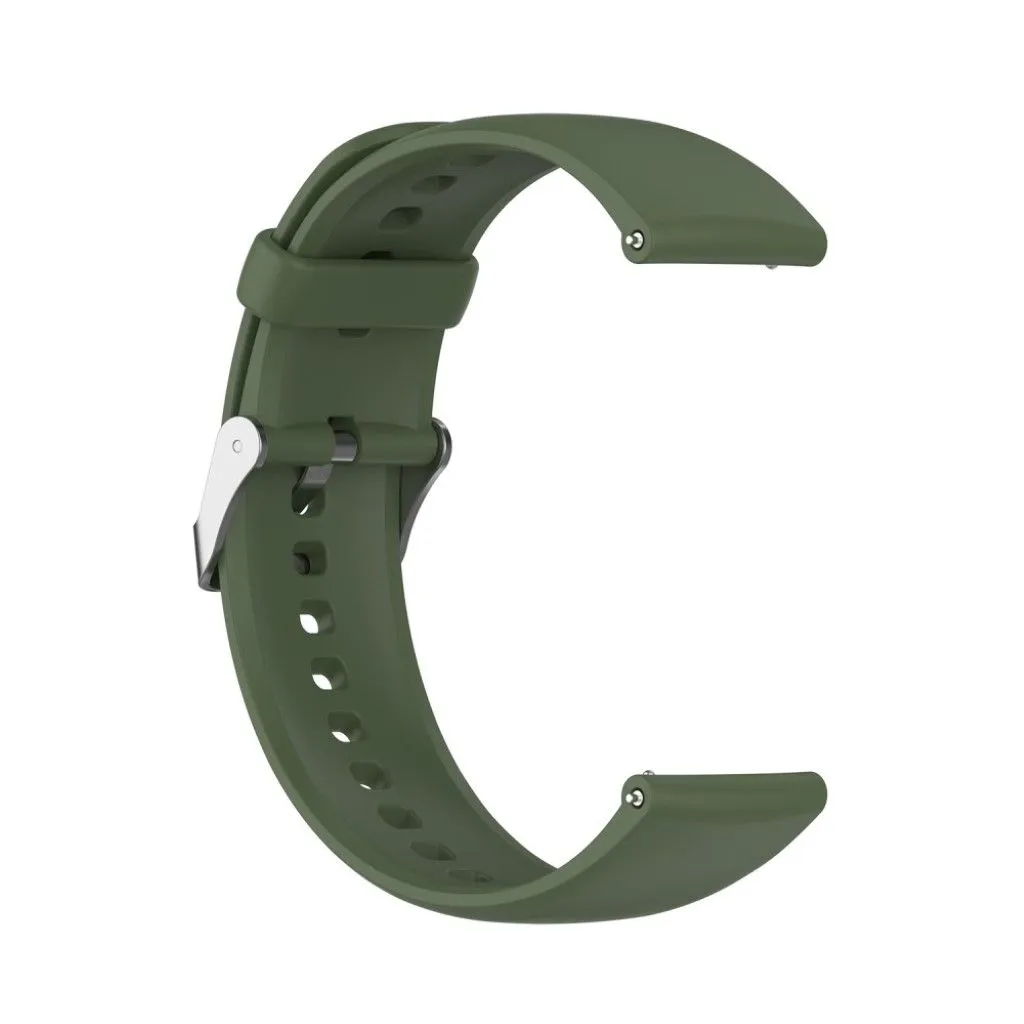 22mm sporty silicone watch strap for Huawei watch - Dark Green