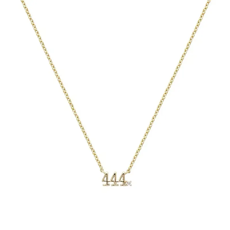 444 Angel Number Necklace