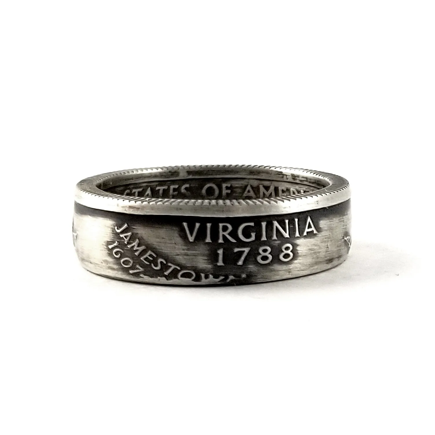 90% Silver Virginia Quarter Ring