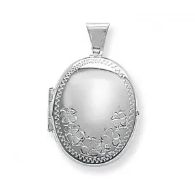 Acotis Silver Locket Oval G6611