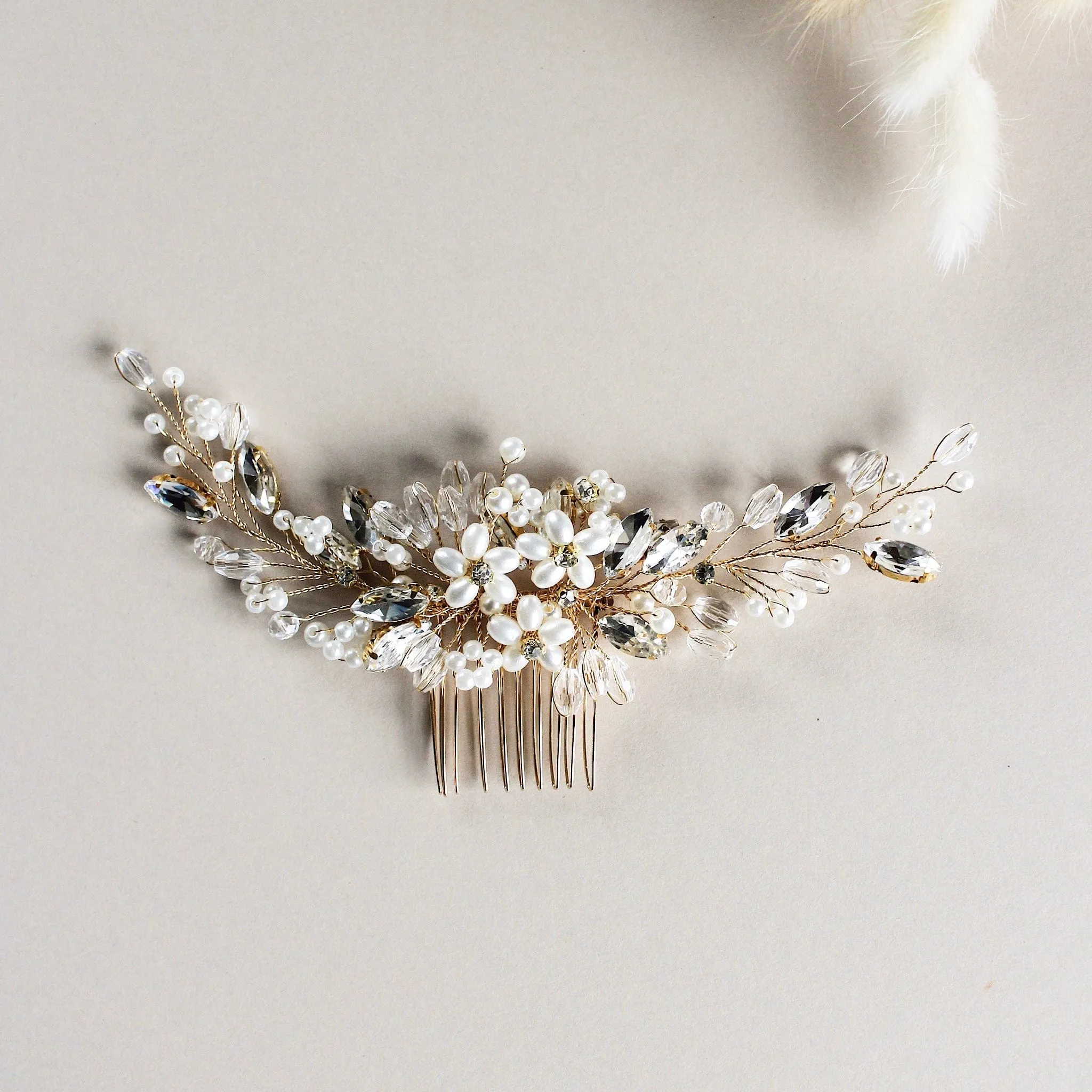 Adeline Bridal Hair Comb