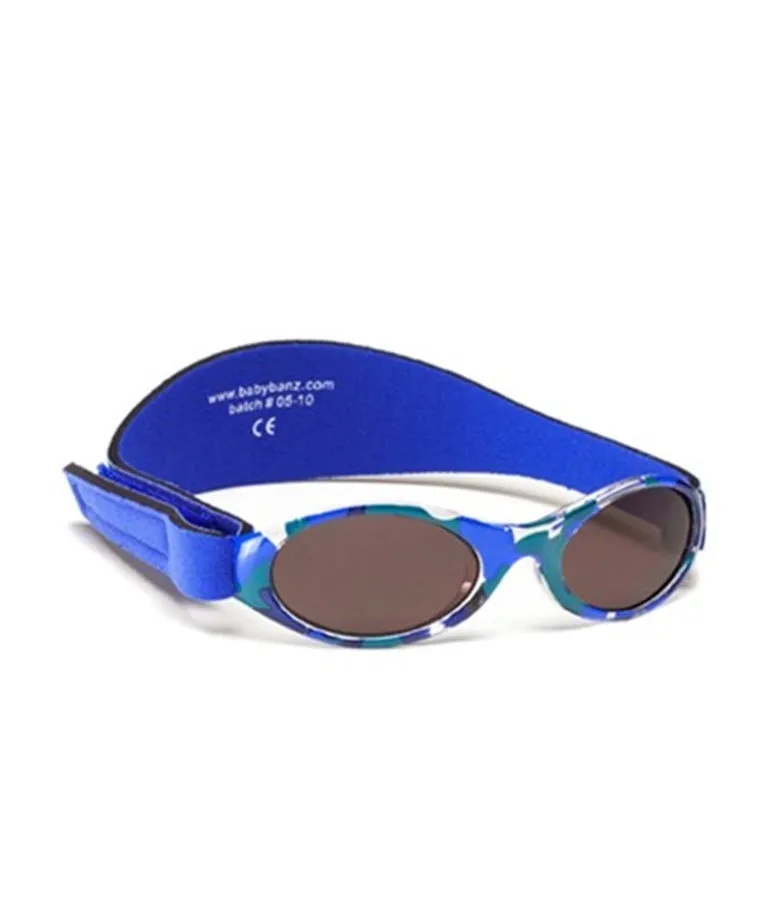 Adventure Banz Blue Camo Sunglasses for 2-5 years