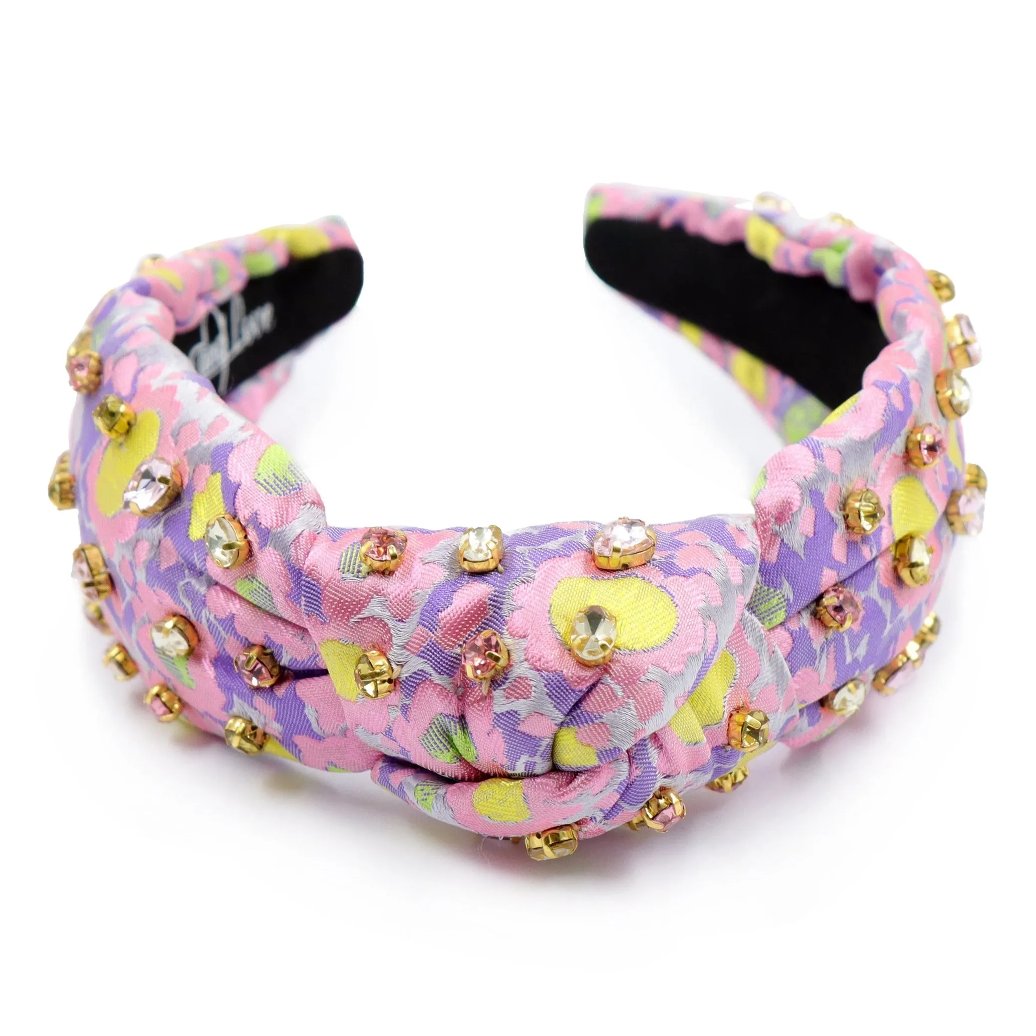 Aine Hand Sewn Jeweled Knot Headband