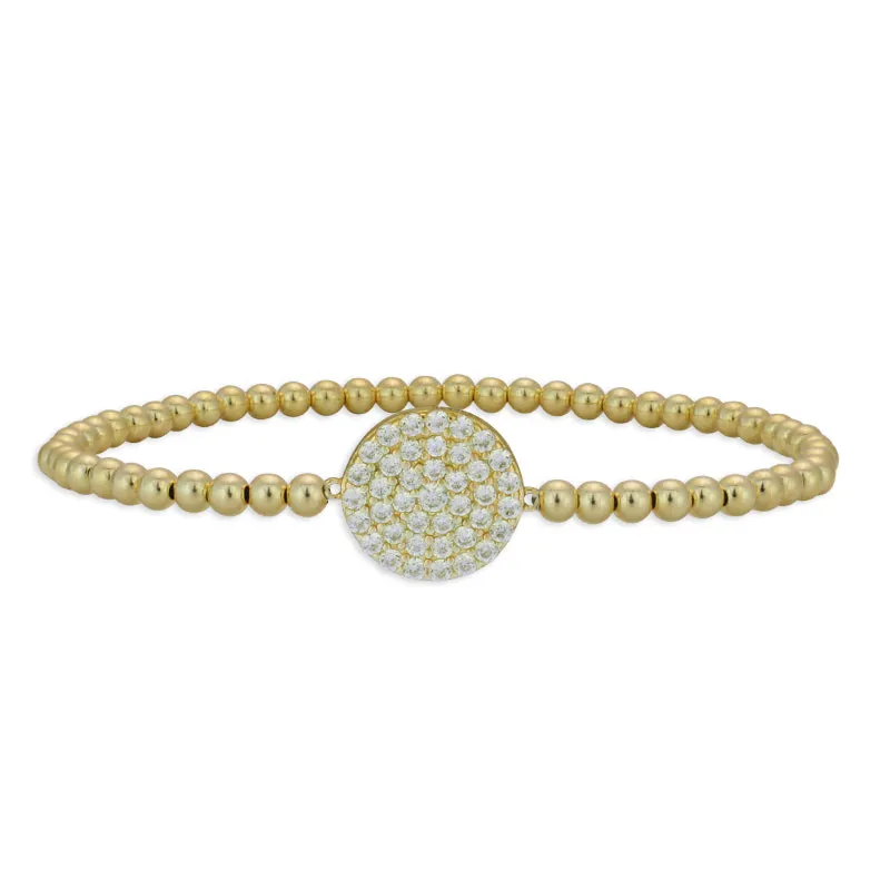 Alexandra Gold Beads Bracelet