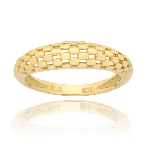 Al'Oro Checker Ring