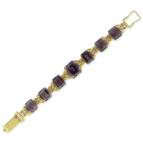 Amethyst Estate Bracelet