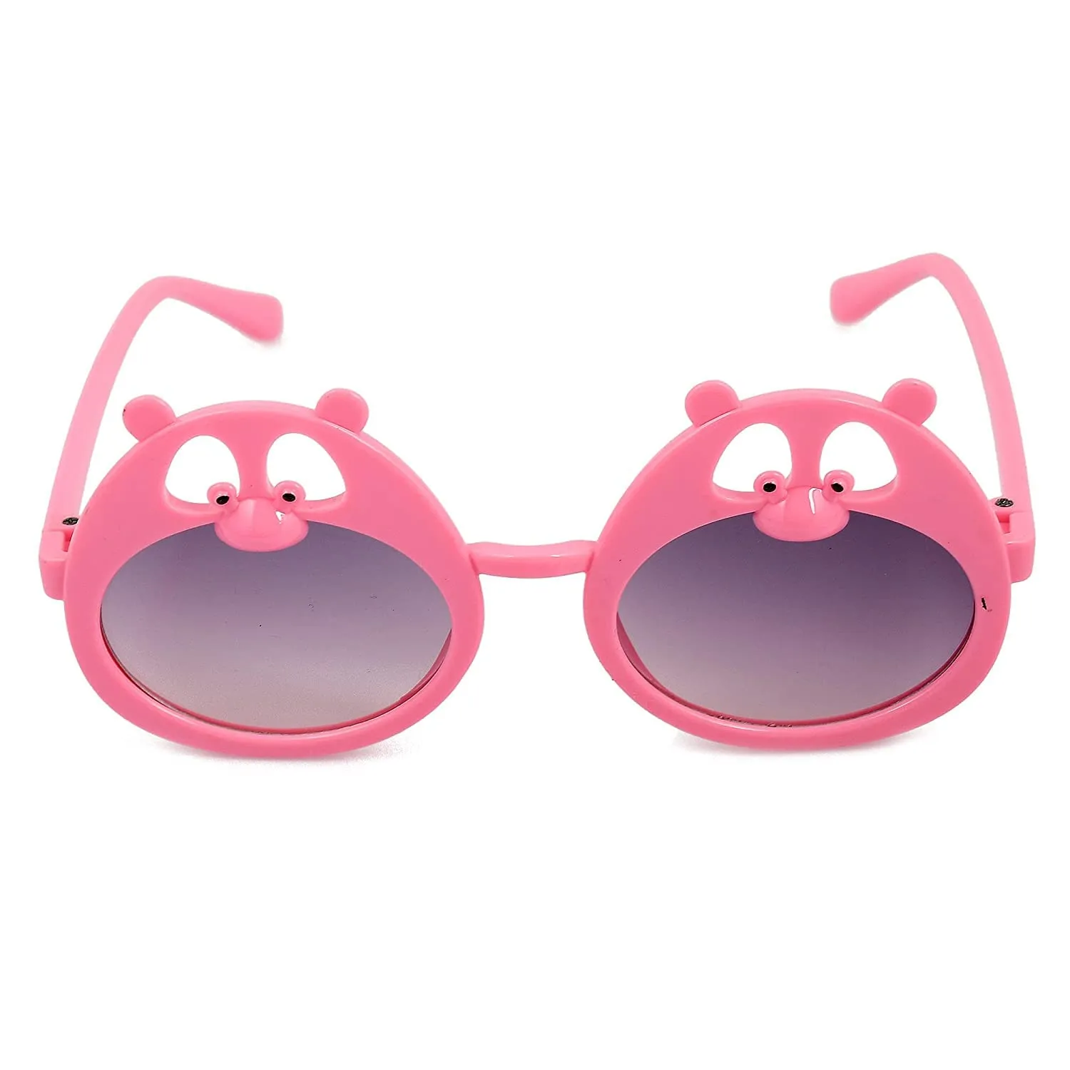 Amour Kids Pink Colour Unisex Cartoon Sunglass for Kids (3 to 7 years) with free protective hard case