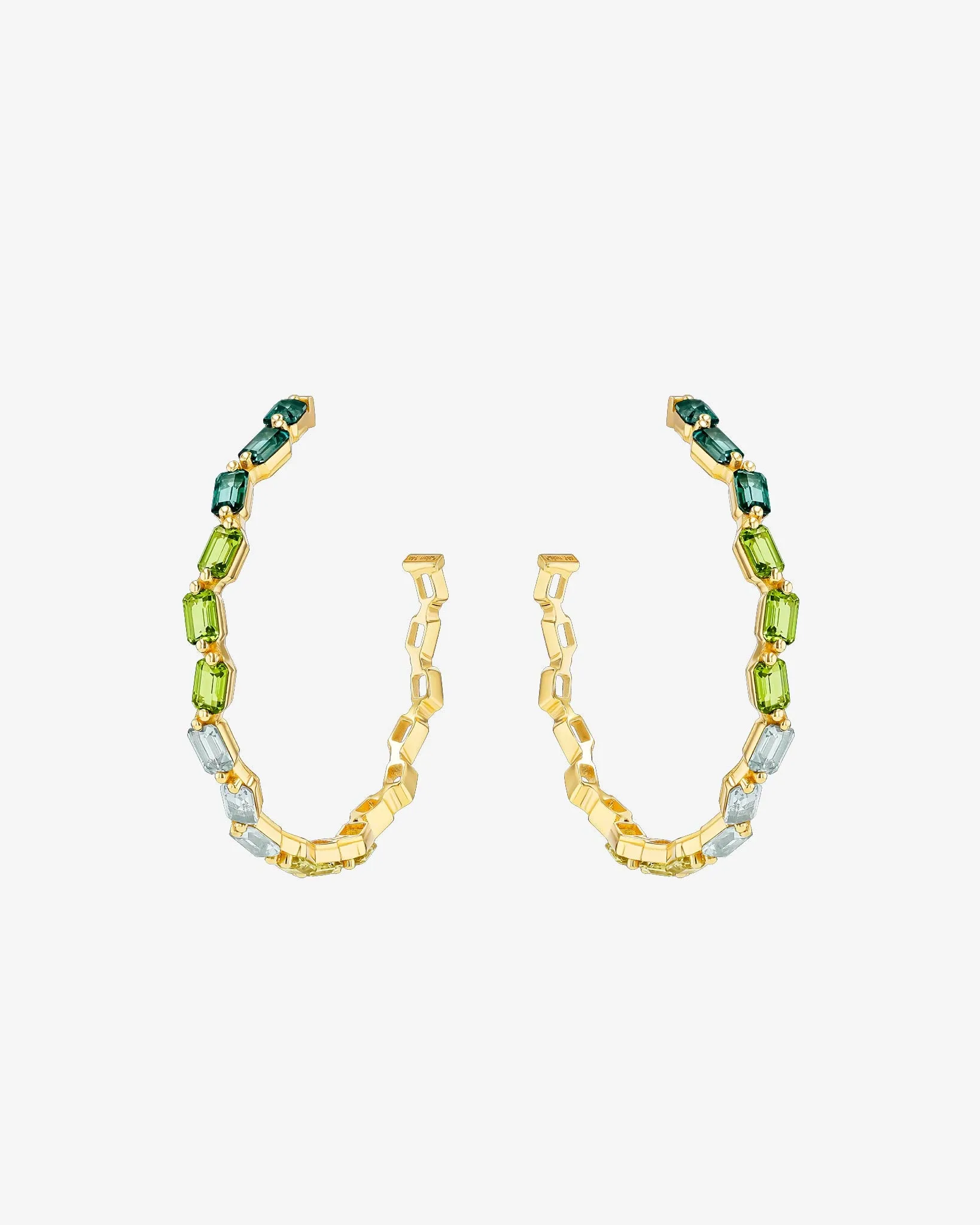 Ann Green Ombre Mega Hoops