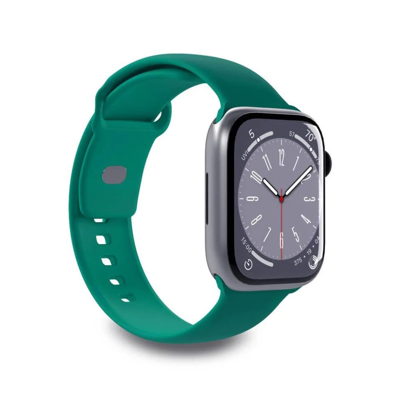 Apple Watch (38/40/SE/41/42mm) Puro ICON Silicone Urrem - Grøn