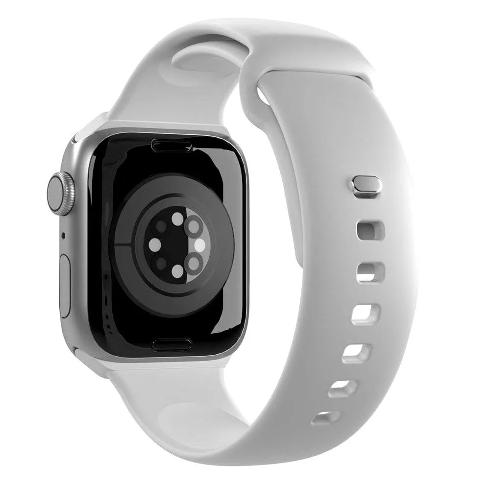 Apple Watch (38/40/SE/41/42mm) Puro ICON Silicone Urrem - Grøn