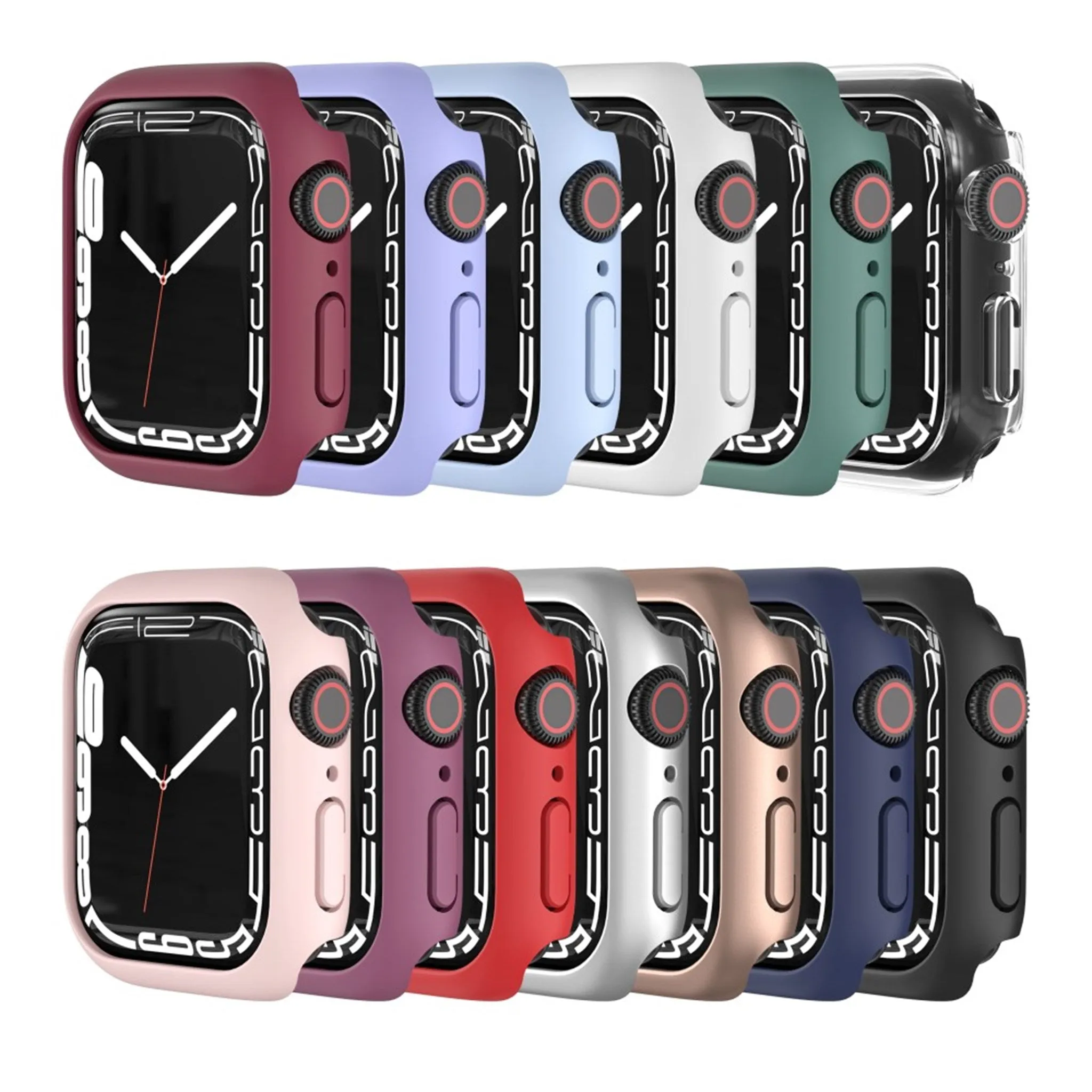 Apple Watch (41mm) elegant frame cover - Pink / Purple