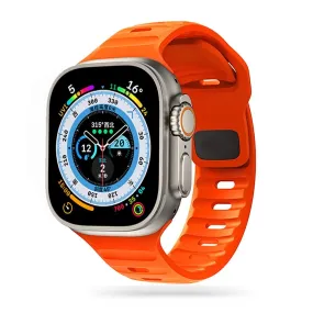 Apple Watch (42/44/SE/45/46/49mm) Tech-Protect Iconband Line Silikone Rem - Orange