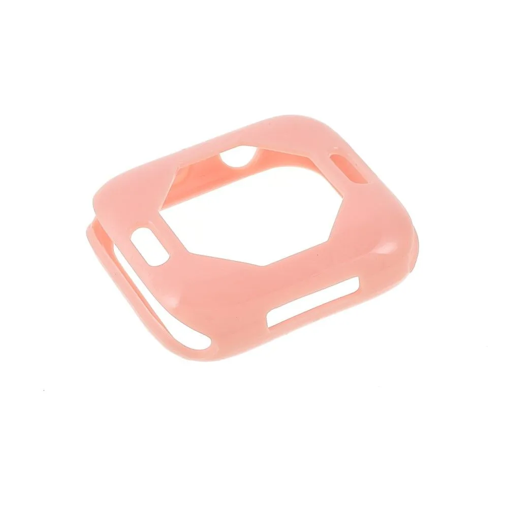 Apple Watch (45mm) solid color TPU cover - Pink