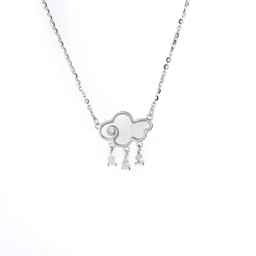 Auspicious Cloud Pendnat Silver Necklace