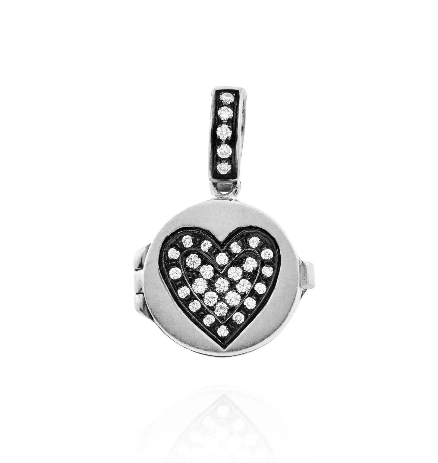 Award-Winning Diamond Love Locket Charm Small