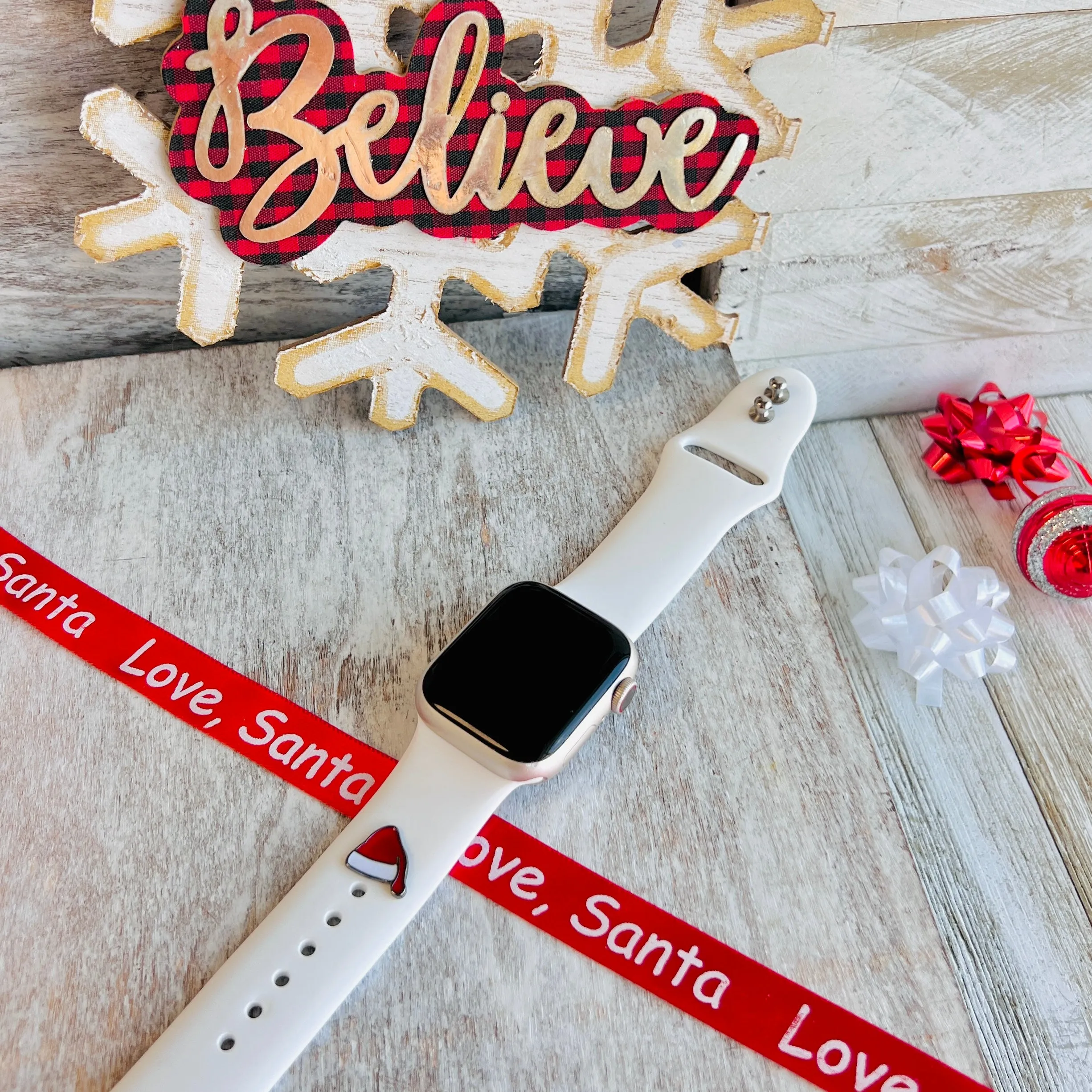 Band Charms 1pc. Santa's Festive Hat