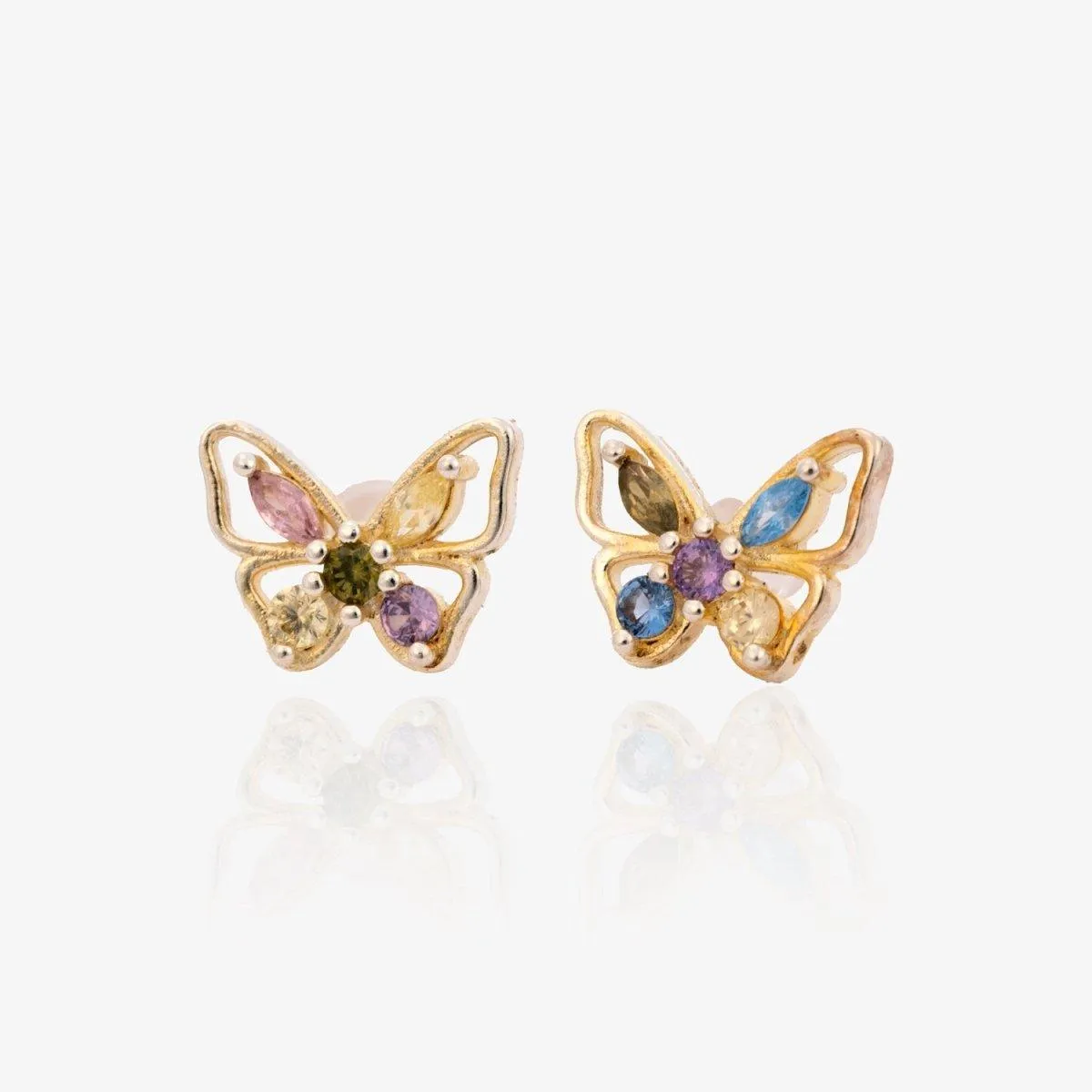 Begum Butterfly Stud Earrings | Ethical Jewelry Australia