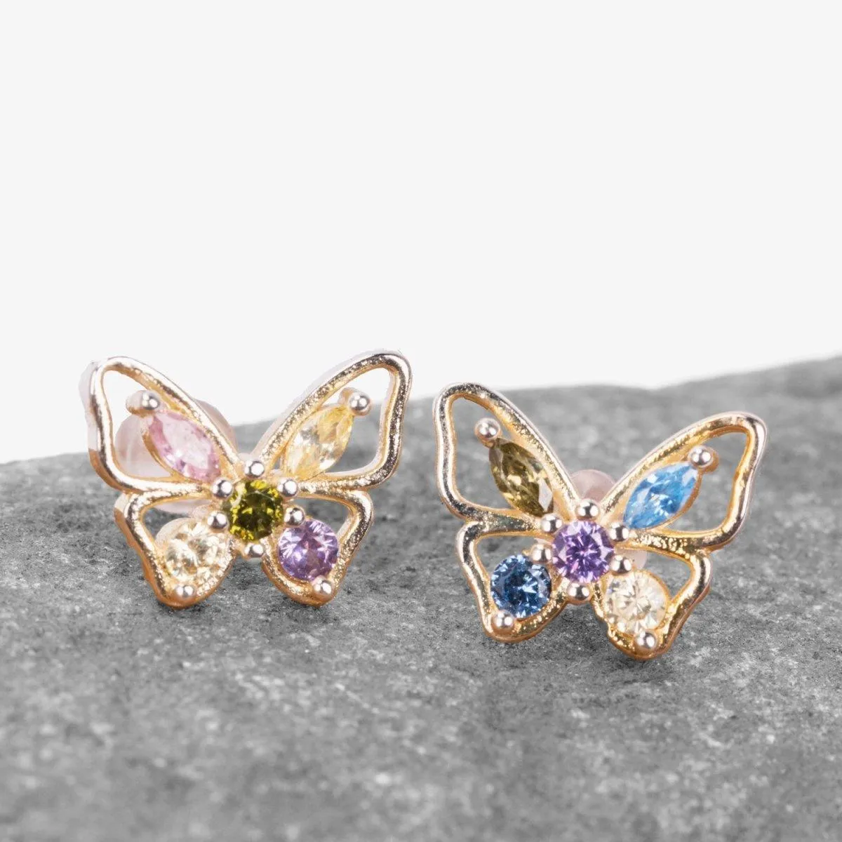 Begum Butterfly Stud Earrings | Ethical Jewelry Australia