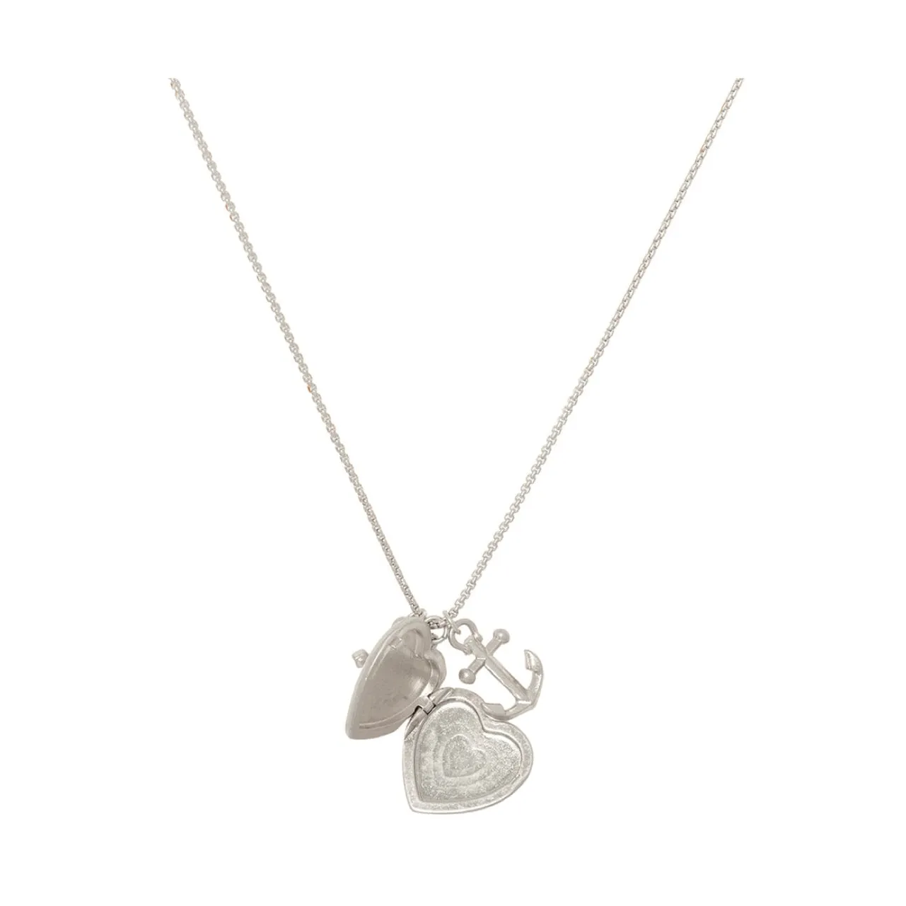 Bibi Bijoux Faith , Hope & Charity Heart Locket Necklace