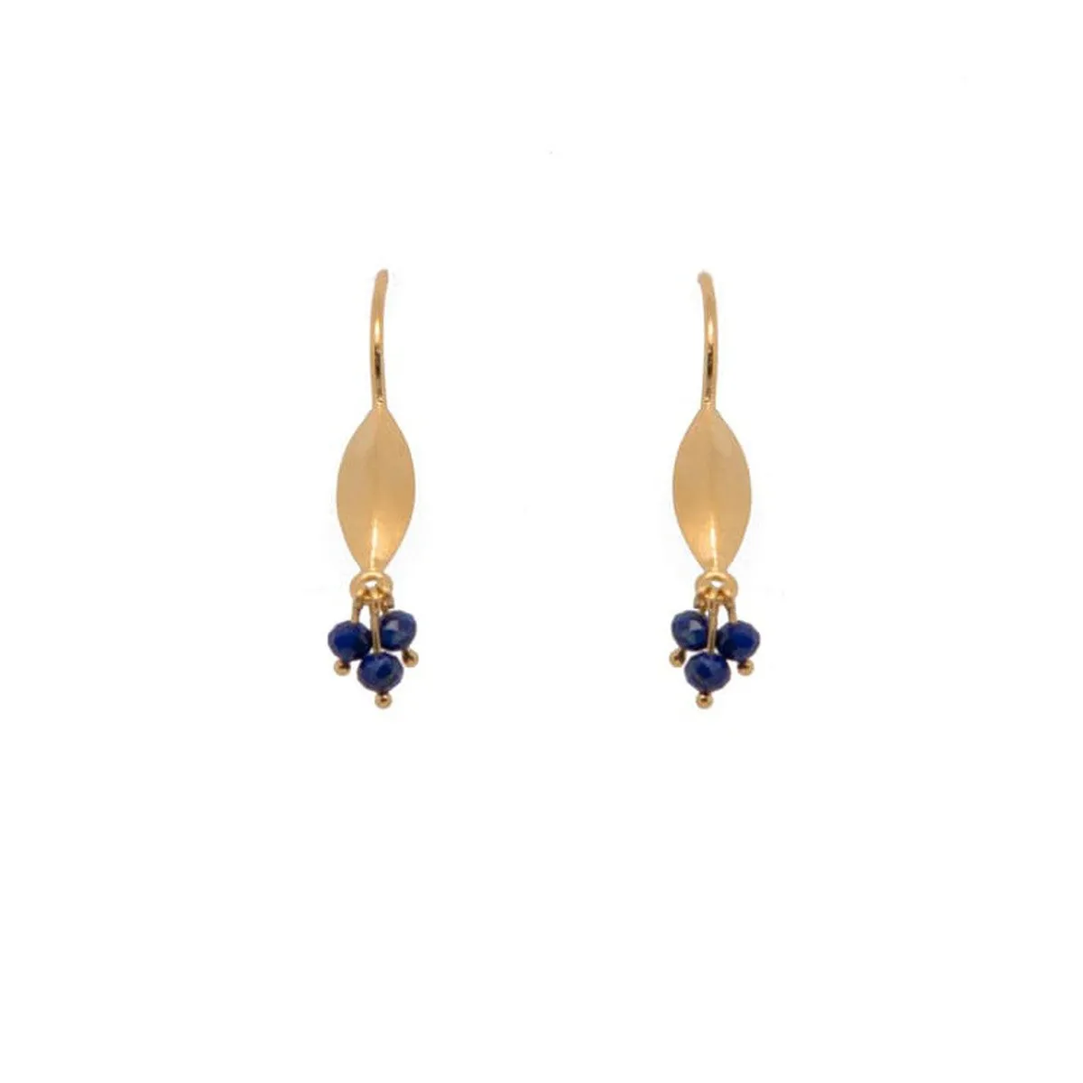 Bliss Cluster Lapis Earrings