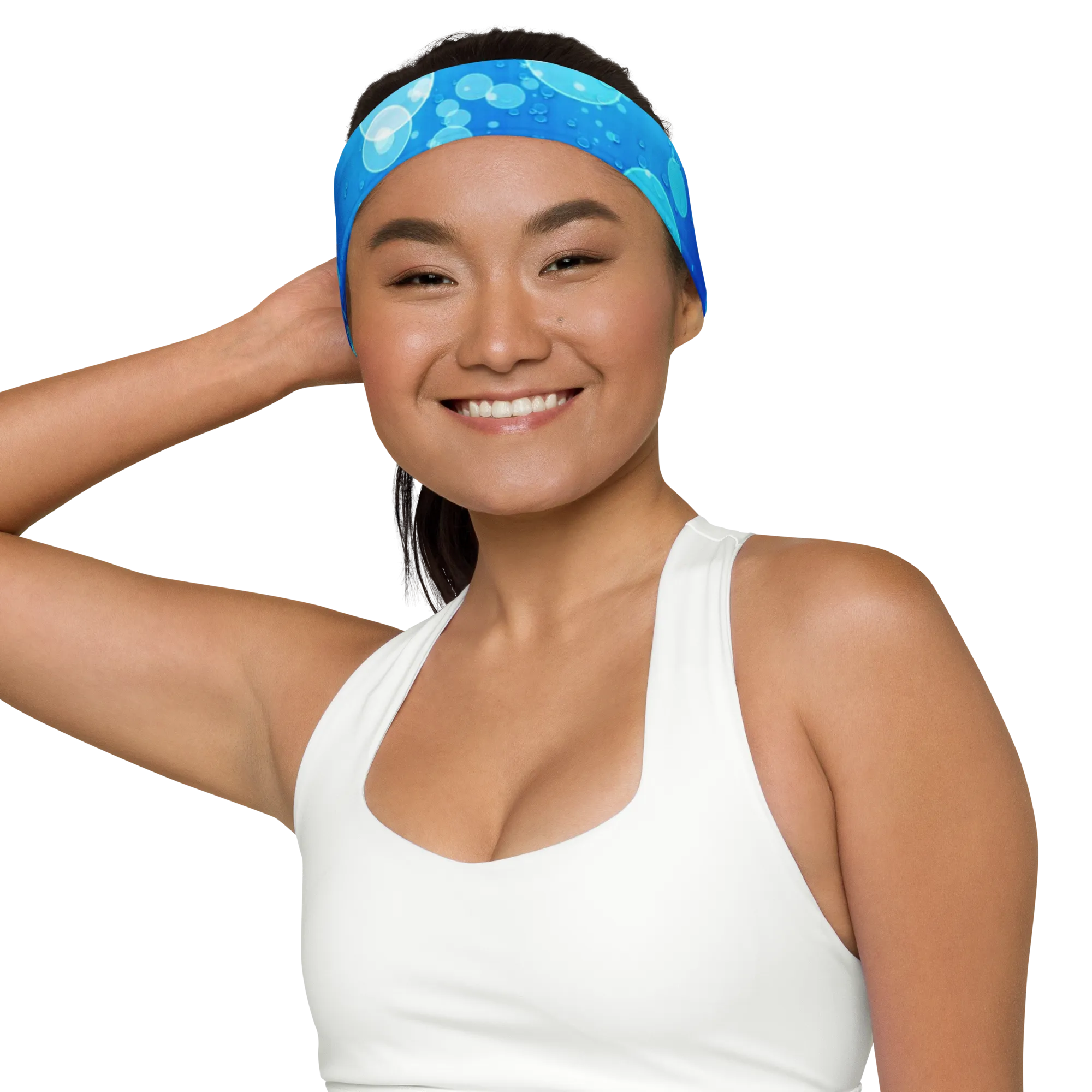 Blue Bubbles Headband