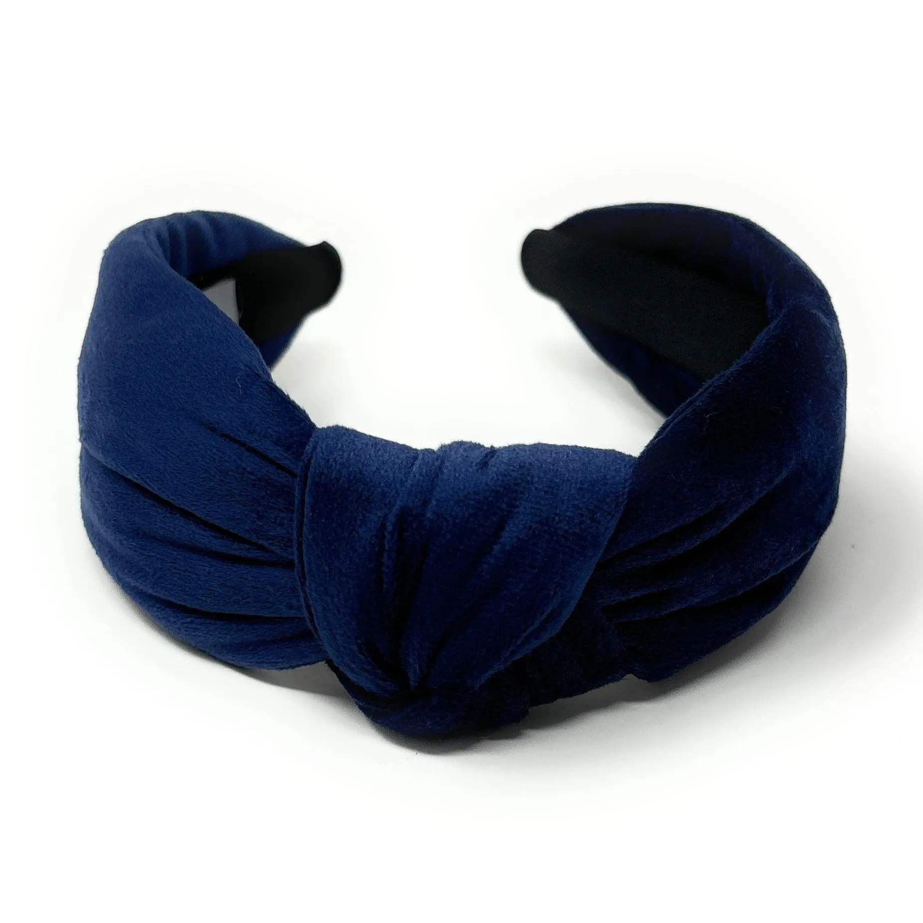 Blue Velvet Knot Headband