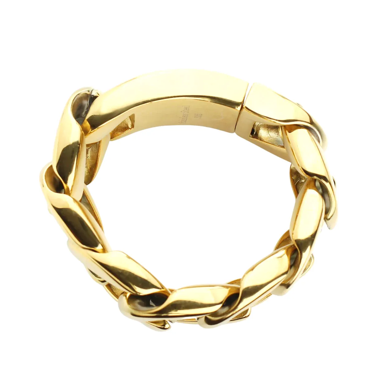 Bold Gold Chain Bracelet by Artizan Joyeria