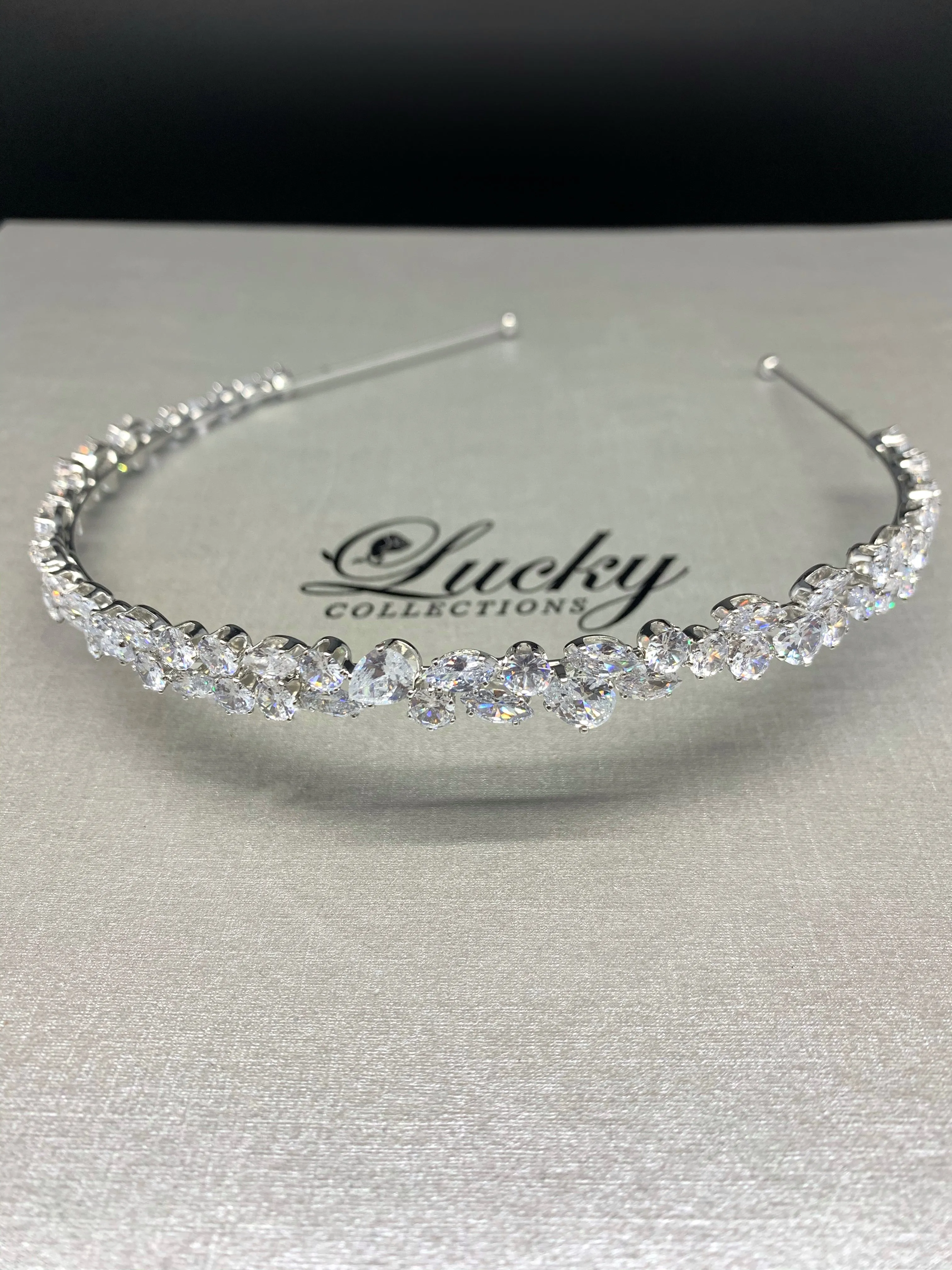 Bridal Headband, Maid of Honor, Bridesmaid Headband, Swarovski Crystal Headband for Bride