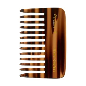 C5 Wide Tooth 4 Inch Tortoise Hair Comb