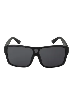 Carlton London Grey Lens & Black Shield Sunglasses For Women