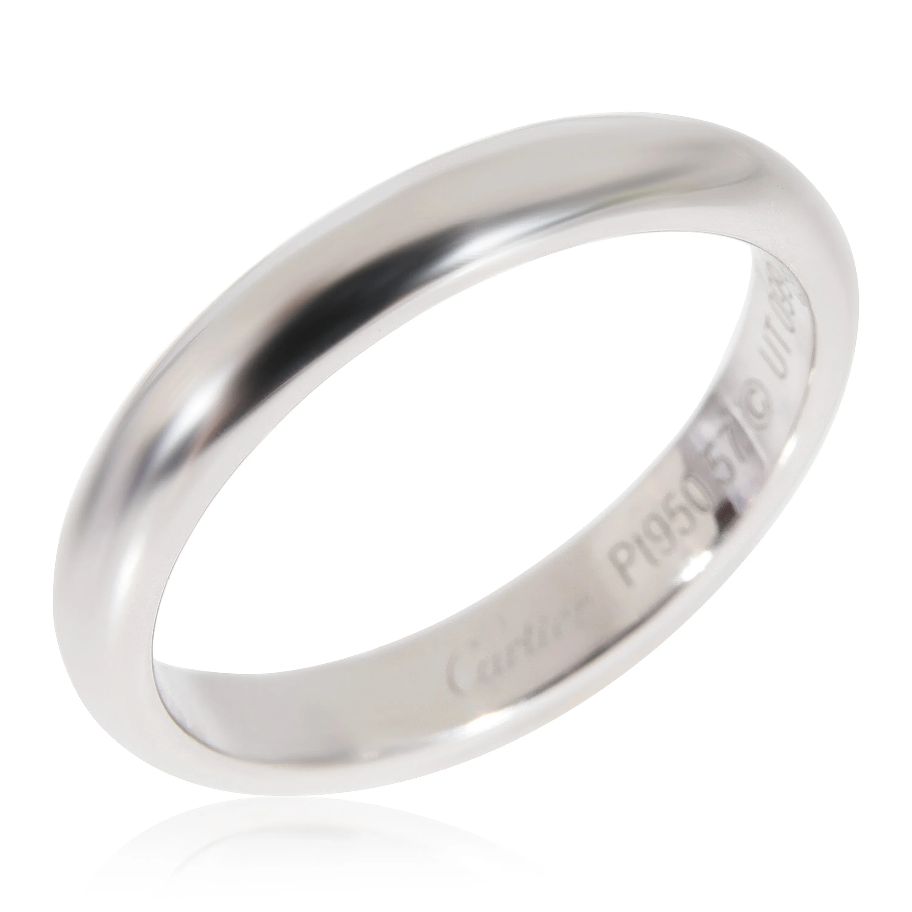 Cartier 1895 3.5 mm Wedding Band in Platinum