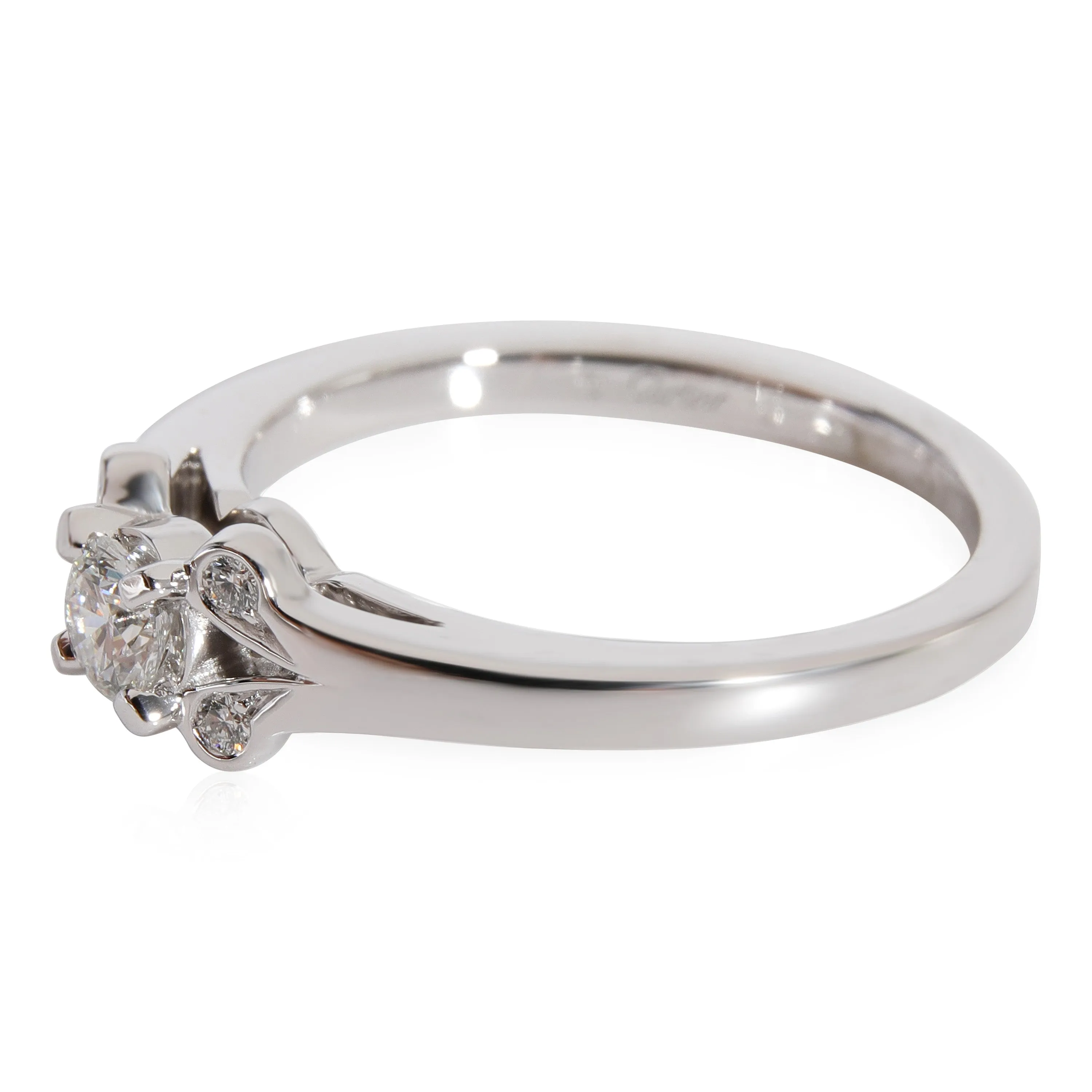 Cartier Ballerine Diamond Engagement Ring in Platinum F VS2 0.22 CTW