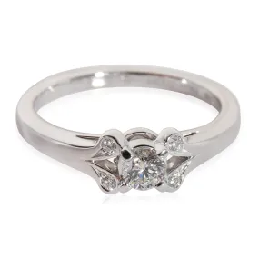 Cartier Ballerine Diamond Engagement Ring in Platinum F VS2 0.22 CTW