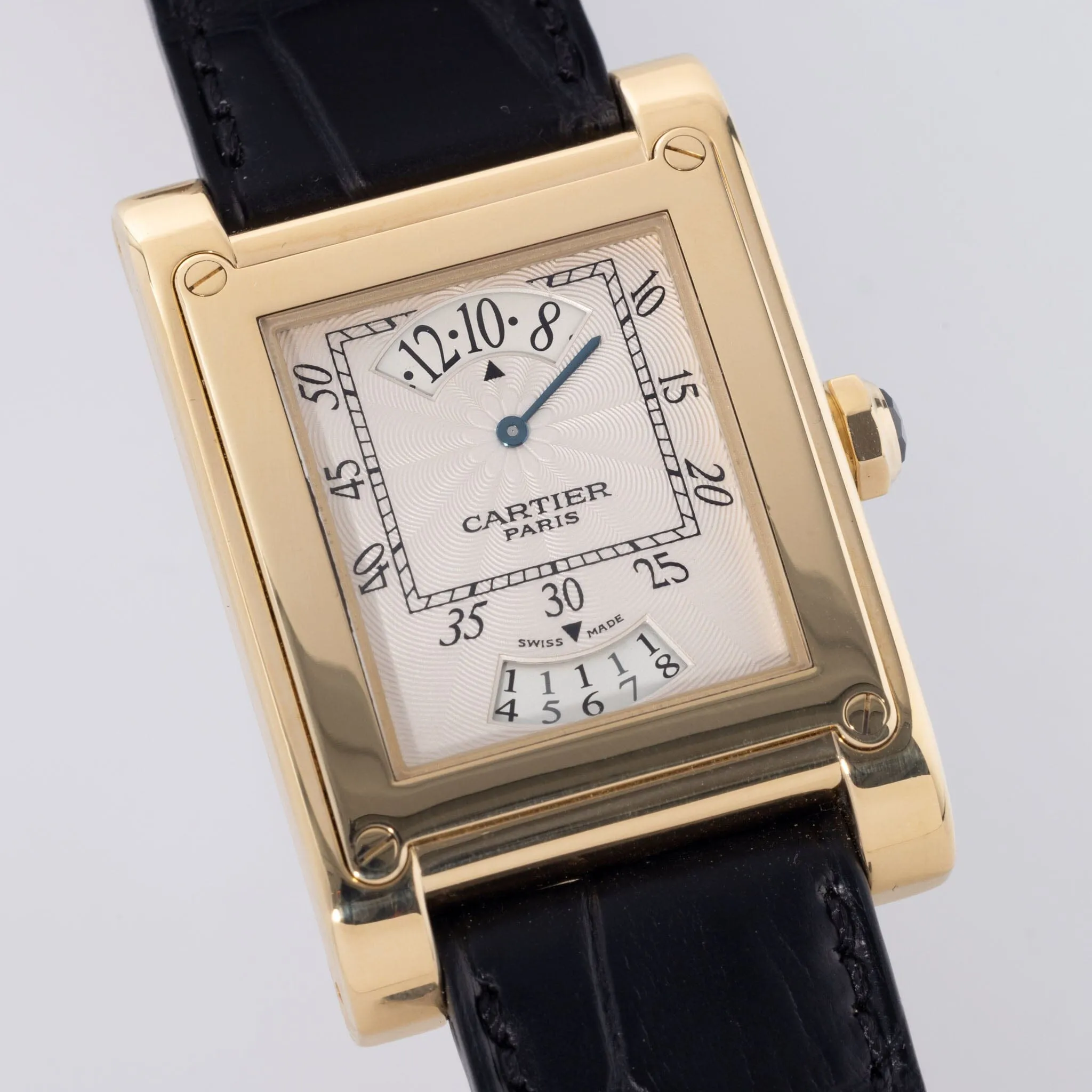 Cartier Tank à Vis "Wandering Hours" CPCP ref 2553