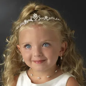 Children's White/Ivory Flower Headpiece