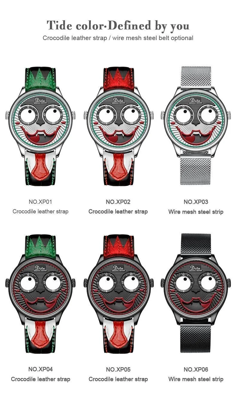 Clown Alloy Quartz Watch JOKER Limited Edition