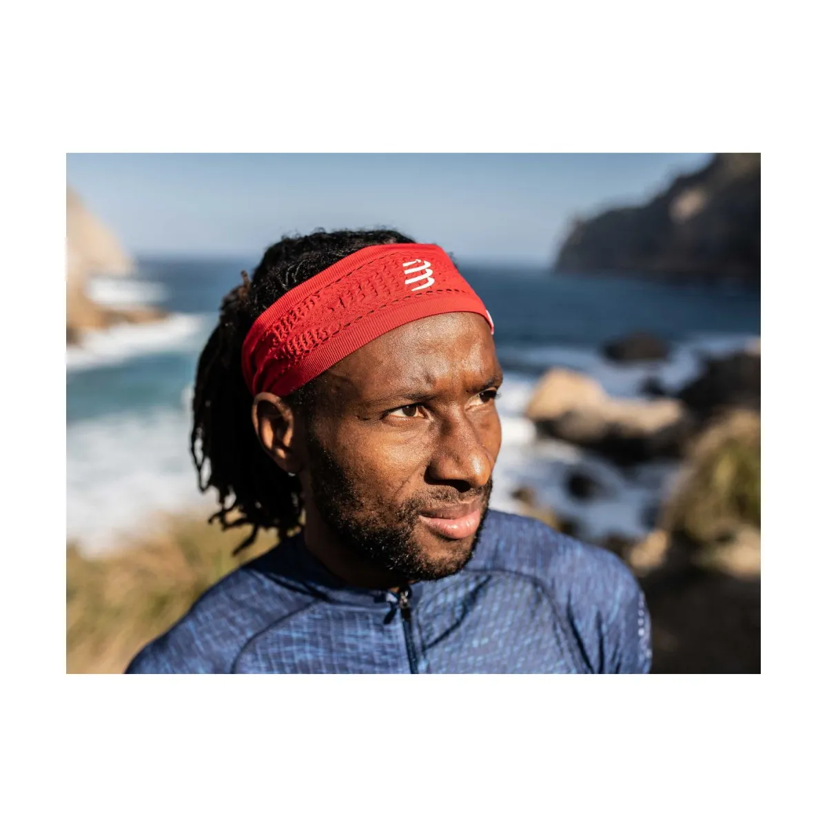 Compressport On/Off Thin Headband Red