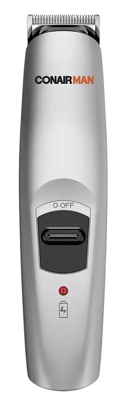 CONAIR GMT189CGB Beard and Mustache Trimmer, Battery, Stainless Steel Blade :EA: QUANTITY: 1