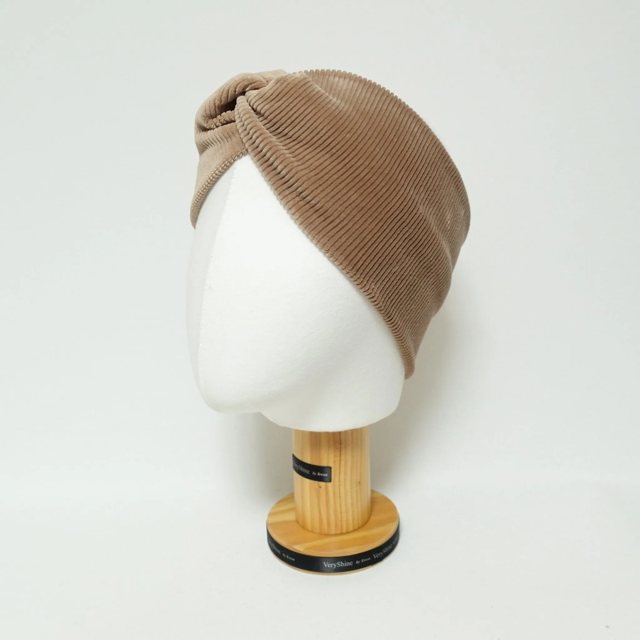 corduroy front twist fashion headband no elastic band women headwrap